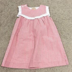 The Beaufort Bonnet Company Red and White Striped Dress